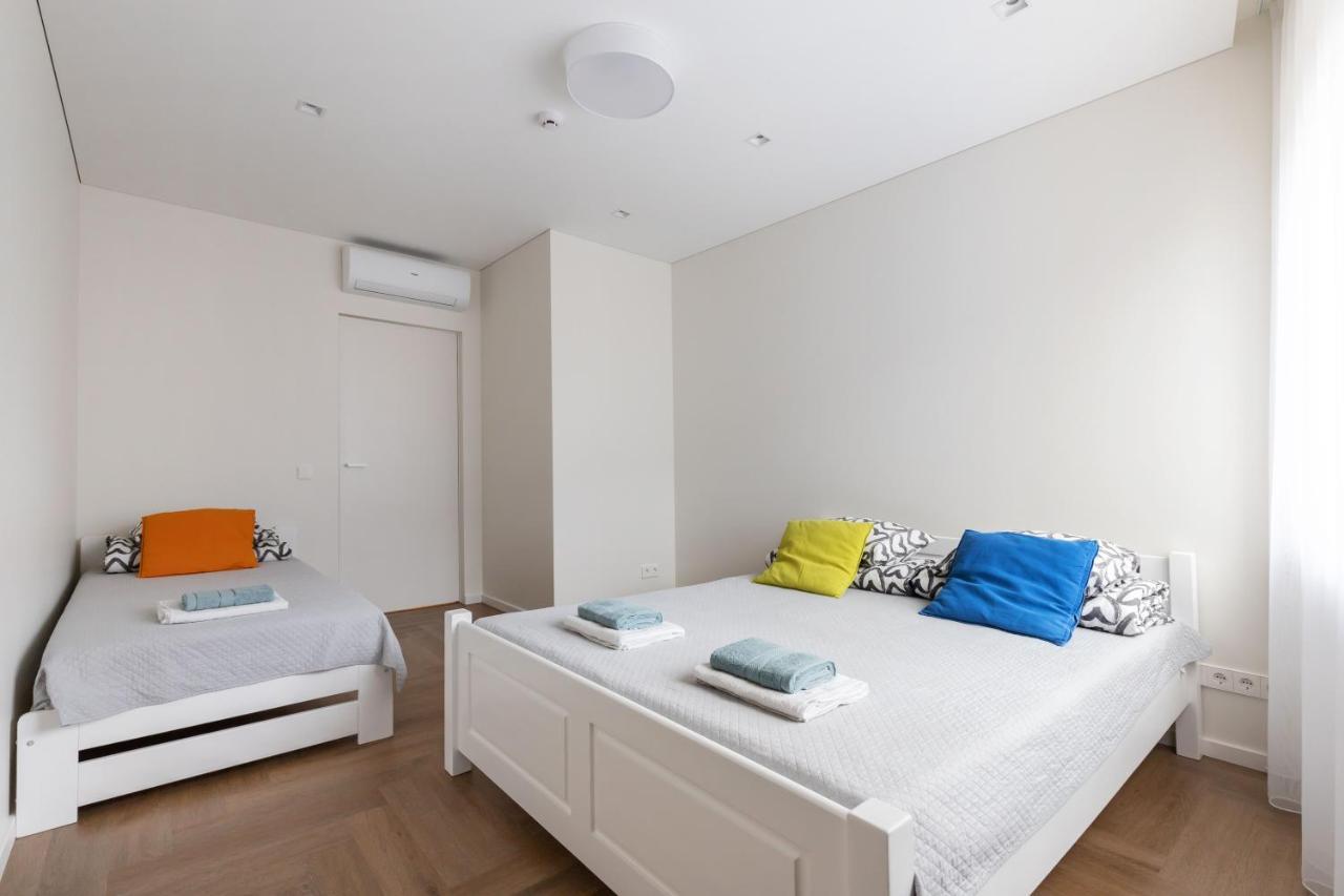 3 Bedroom Apart/24H Self Check In/Free Parking/Up To 6 People/ Vilnius Eksteriør billede